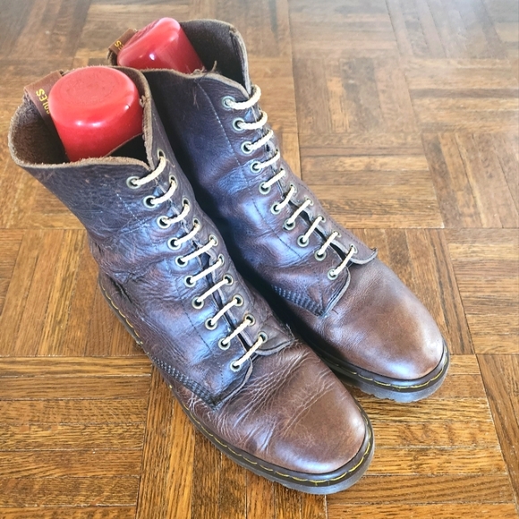 doc marten dress boots Dr. Martens 1461 Analine Leather Shoes